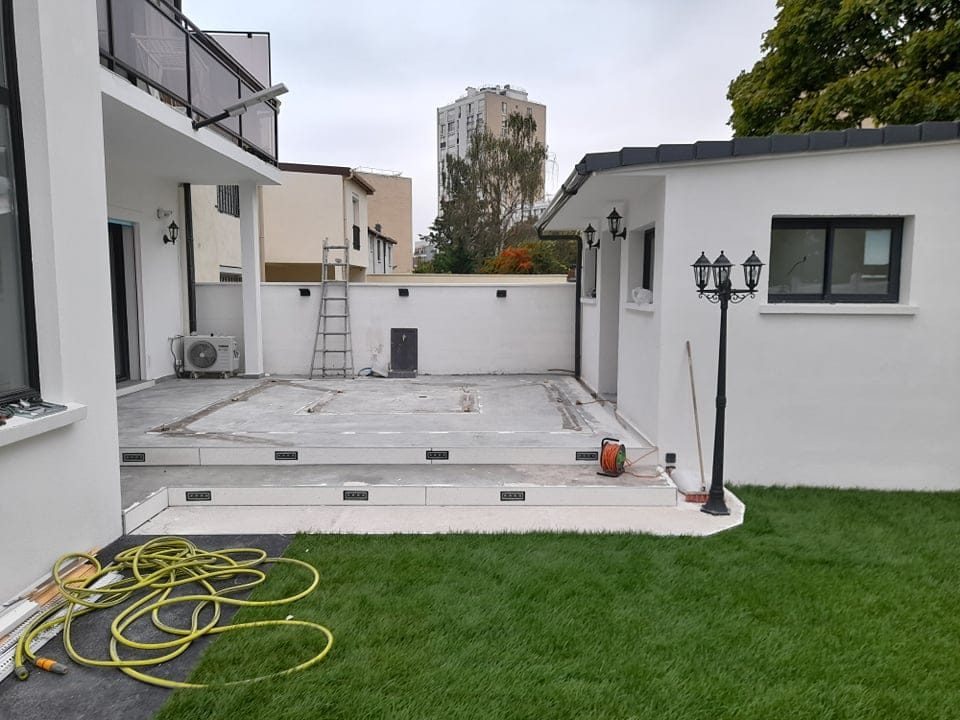 Chantier terrasse TAMSOL