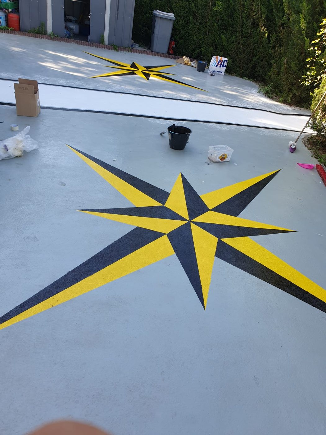 Résine décorative motif étoile